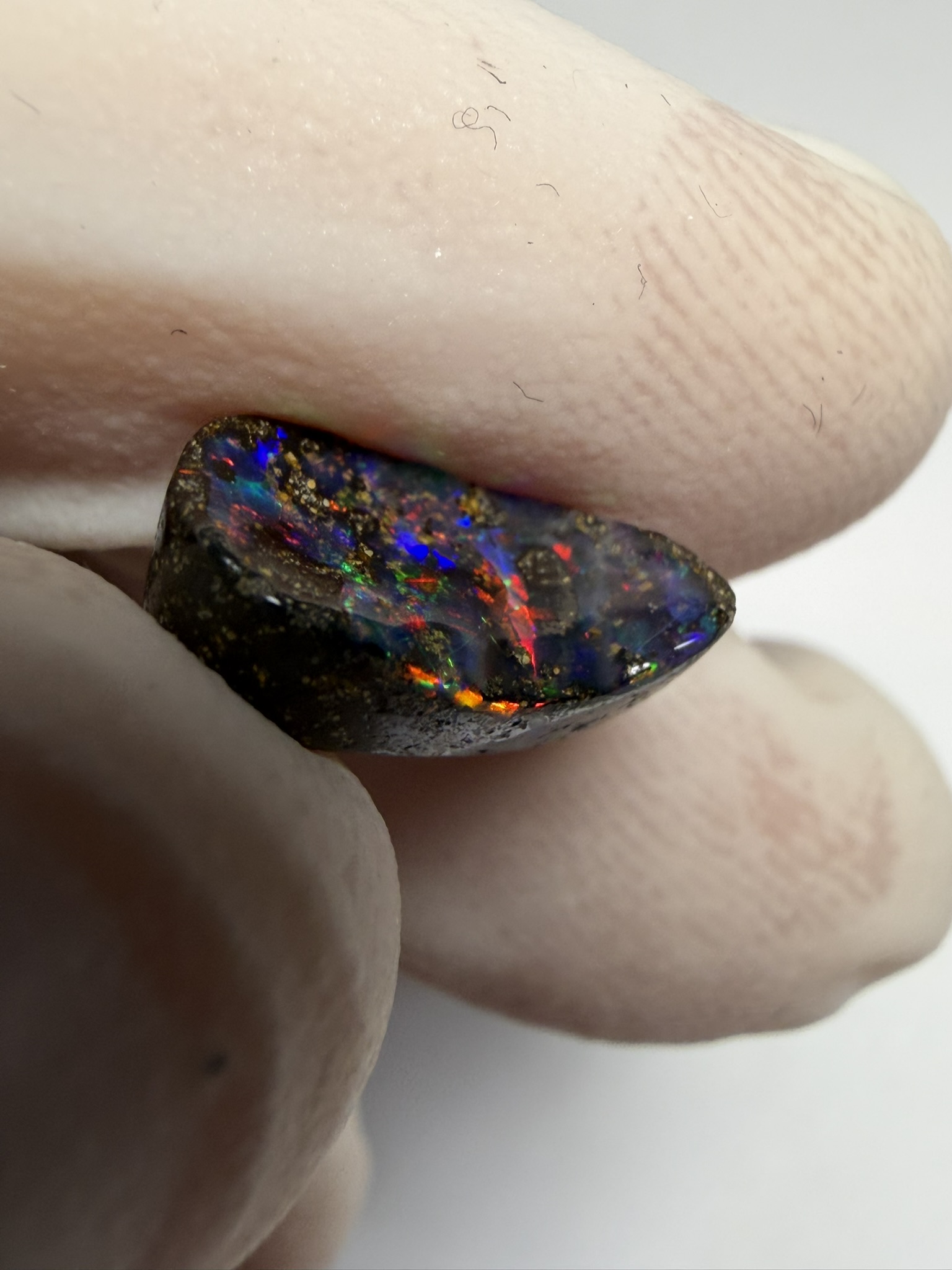 RÉSERVÉ - Opale boulder australienne de 2.75 ct (CBO-228) – Image 8