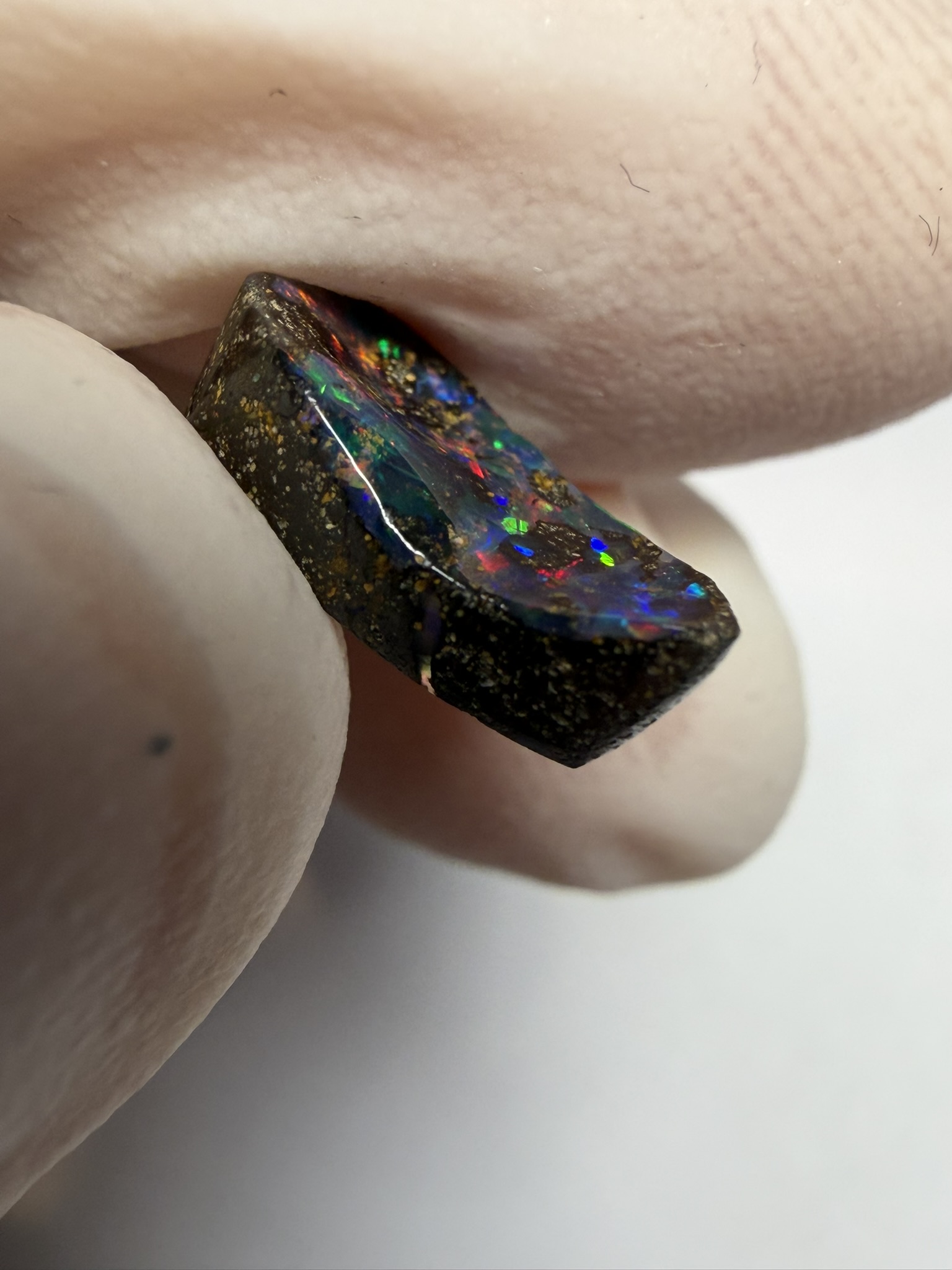 RÉSERVÉ - Opale boulder australienne de 2.75 ct (CBO-228) – Image 12
