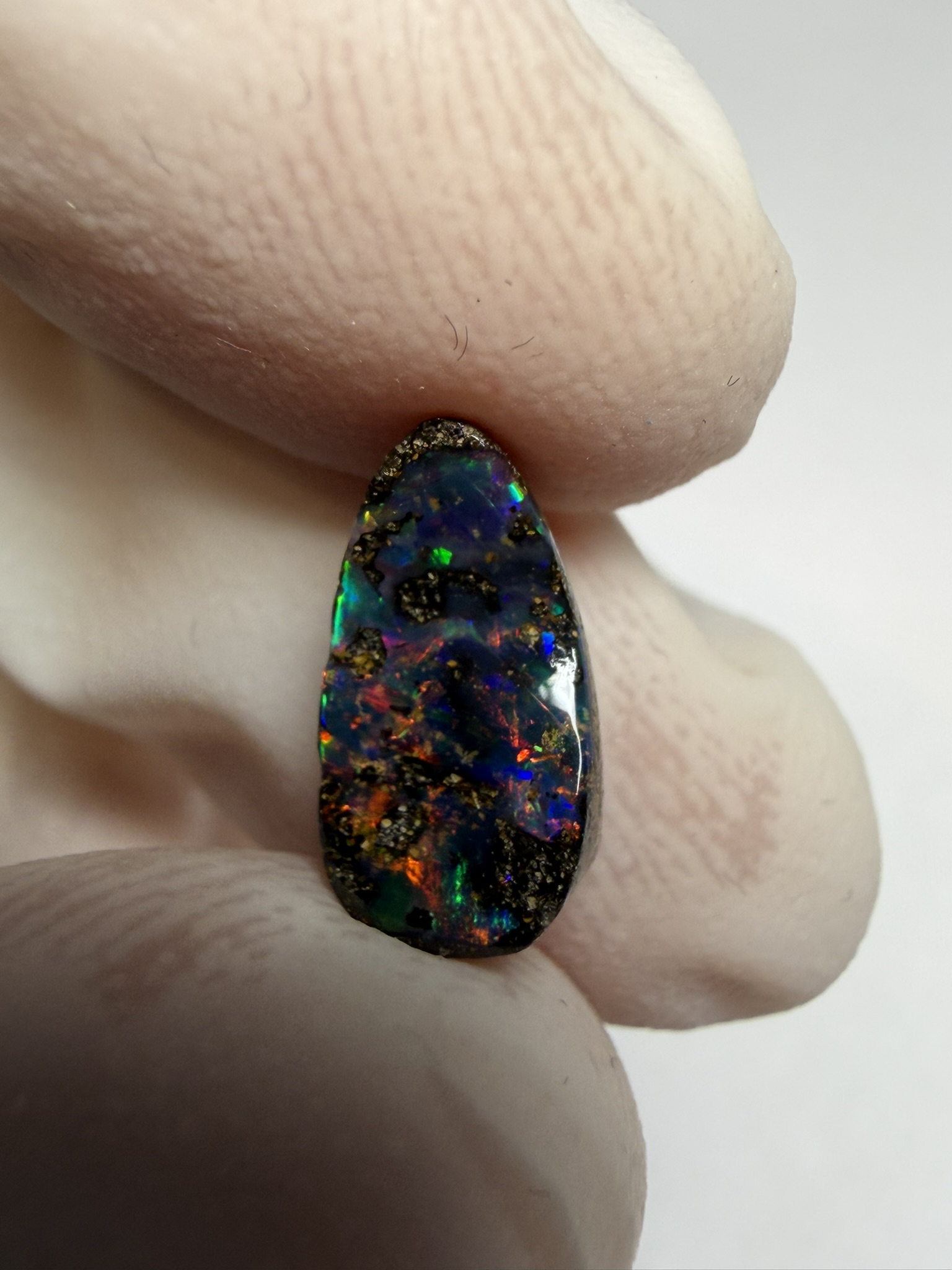 RÉSERVÉ - Opale boulder australienne de 2.75 ct (CBO-228) – Image 26