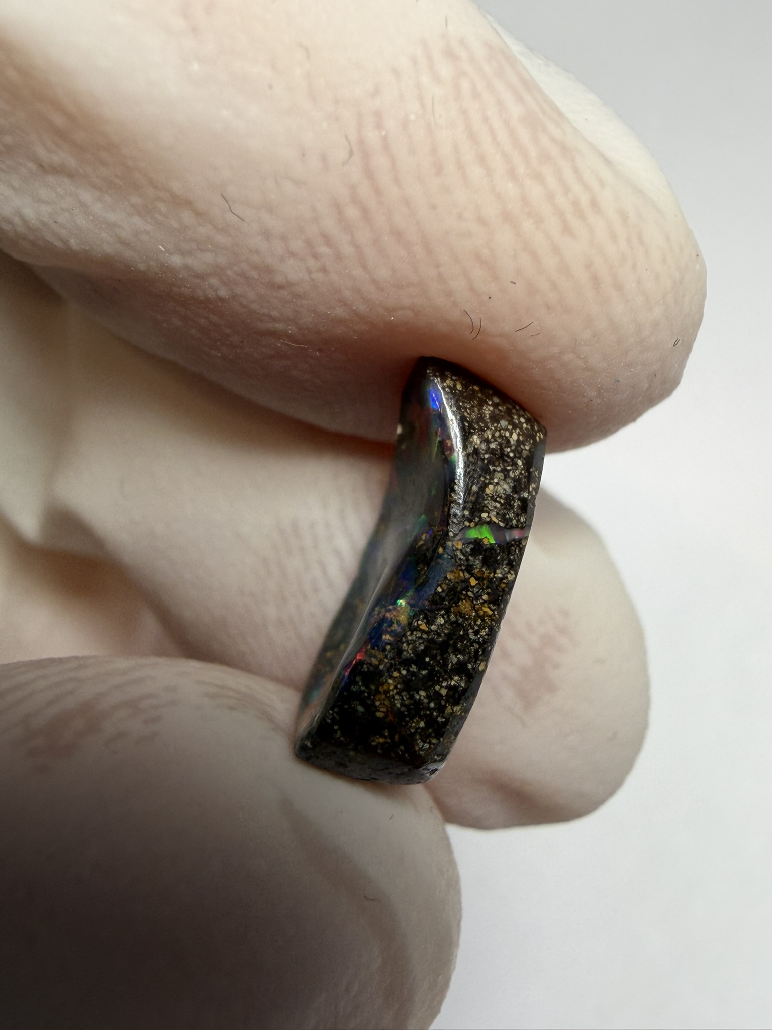 RÉSERVÉ - Opale boulder australienne de 2.75 ct (CBO-228) – Image 25