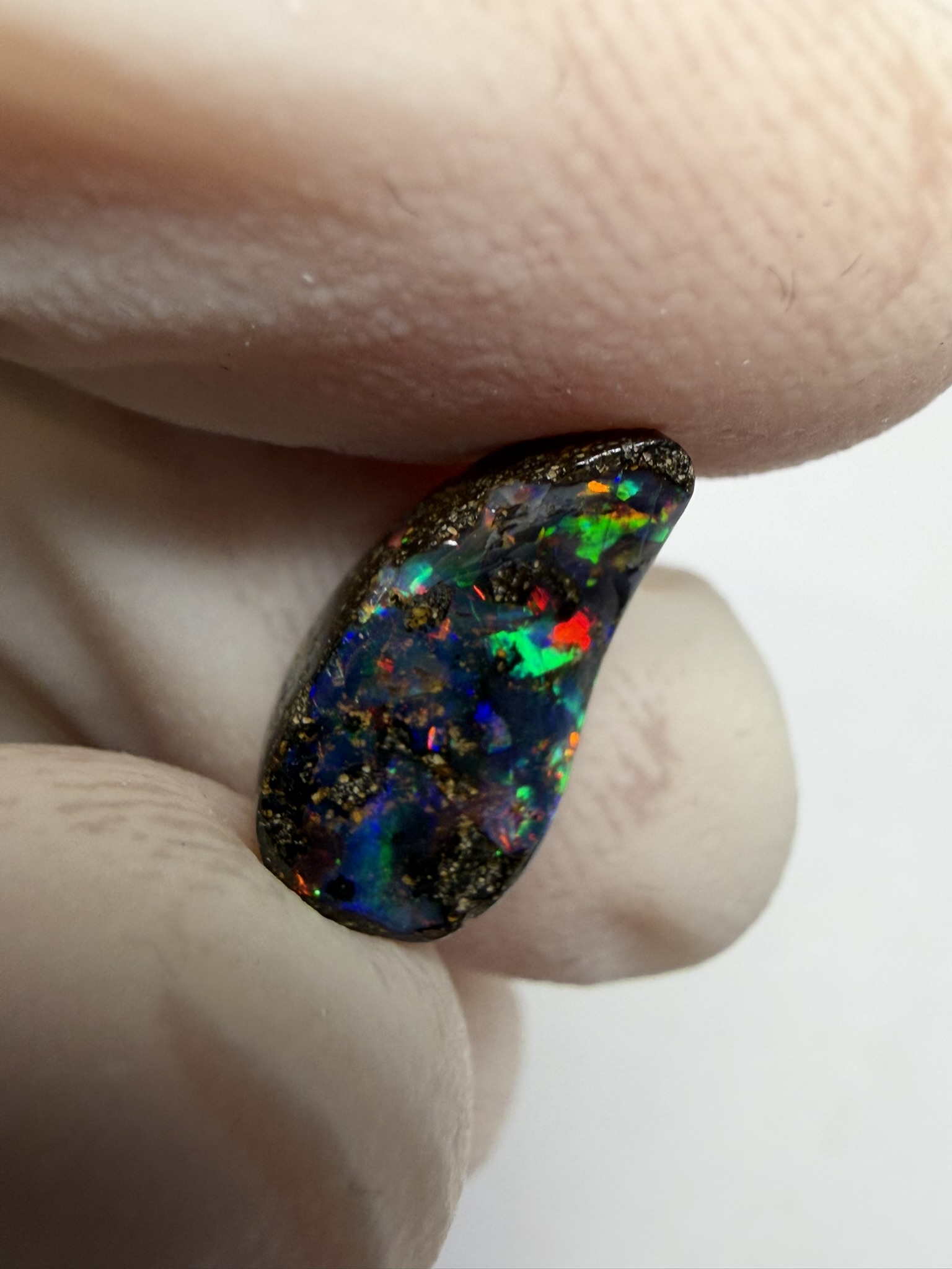 RÉSERVÉ - Opale boulder australienne de 2.75 ct (CBO-228) – Image 38